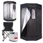 Space-Saving Foldable Spa & Sauna Combo, Portable Herbal Steam Room for Detox & Wellness Therapy