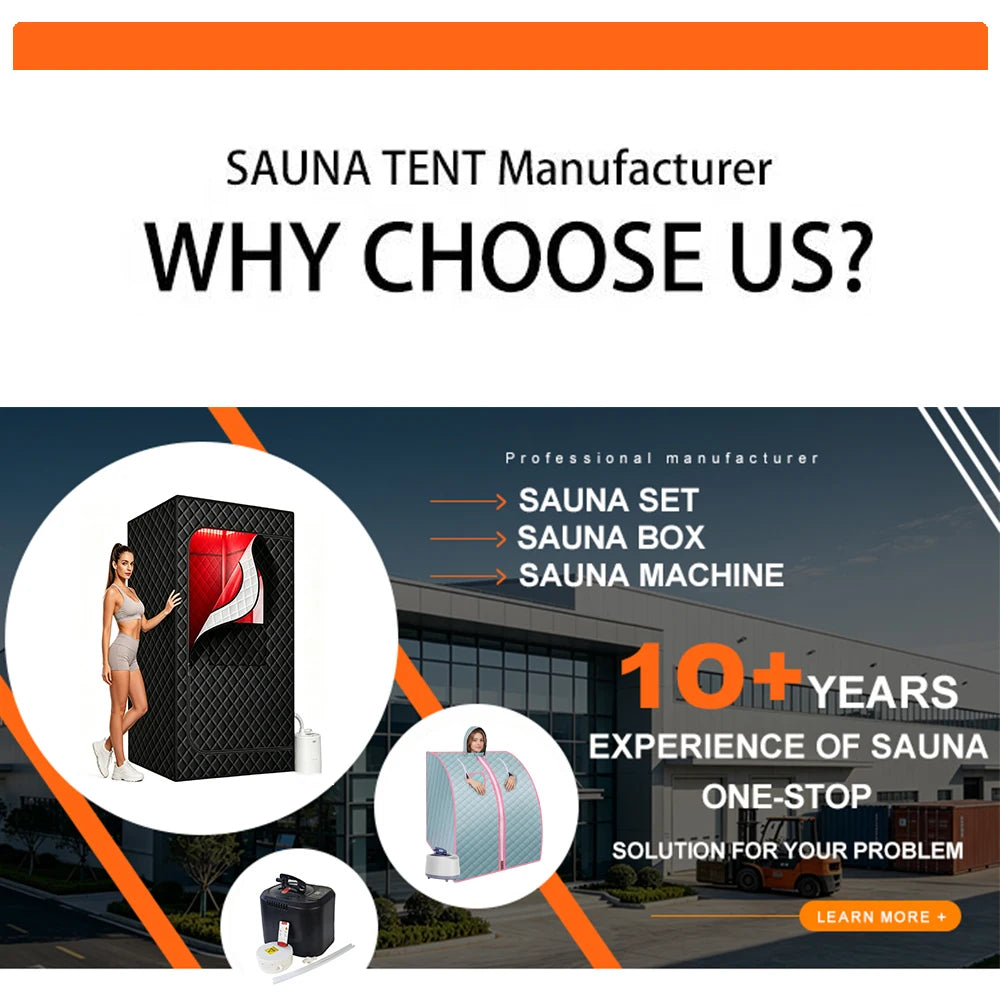 Red Light Therapy & Ultra-Low EMF Infrared Sauna, 4L Waterproof Outdoor Portable Spa for Wellness