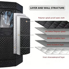 Space-Saving Foldable Spa & Sauna Combo, Portable Herbal Steam Room for Detox & Wellness Therapy