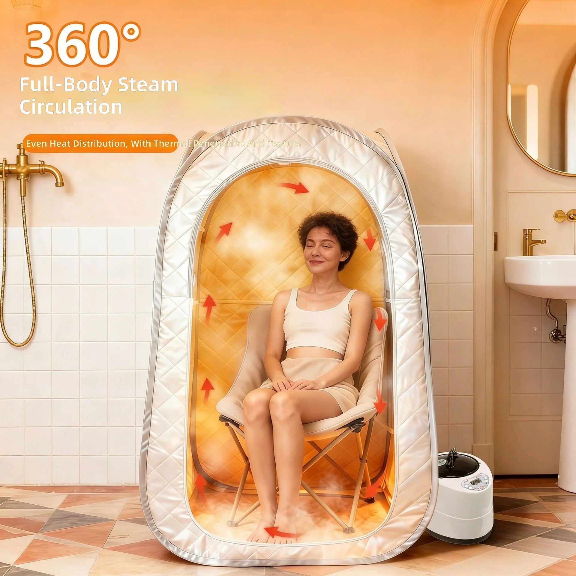 Jialikang Customizable Electric Modern Indoor Spa Tent Enhanced Sleep Body Therapy Portable High-temperature Detox Sauna Factory