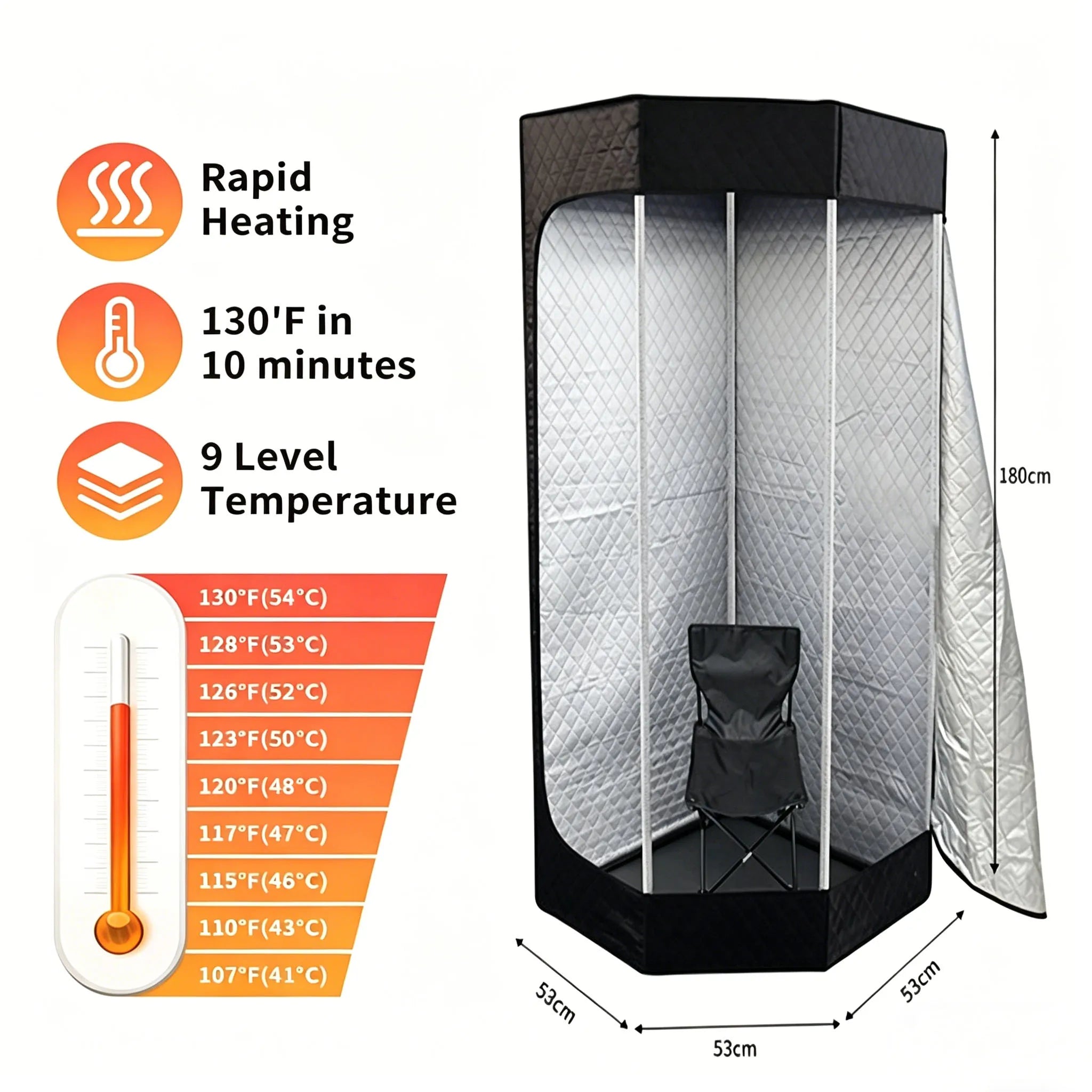 Jialikang Electric Acrylic Folding Spa Tubs Steam Sauna Tent Weight Loss Detoxification Portable Indoor Full-Body Wholesale