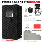 Red Light Therapy Infrared Sauna, Ultra-Low EMF 660nm NIR Portable Spa Tent for Biohacking & Recovery