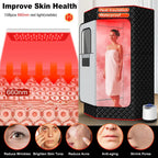 Red Light Therapy & Ultra-Low EMF Infrared Sauna, 4L Waterproof Outdoor Portable Spa for Wellness