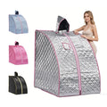 Source Factory Electric Acrylic Foldable Convenient Sauna Tent Custom Styles 2L High Temperature Steam Sauna Indoor Computer