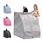 Source Factory Electric Acrylic Foldable Convenient Sauna Tent Custom Styles 2L High Temperature Steam Sauna Indoor Computer