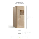 JK0501 Portable Steam Sauna – 1 Person Home Sauna Tent with Steamer (Cream) image 3